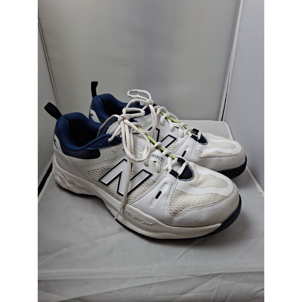 NEW BALANCE 1001 Fresh Foam Athletic Walking Training Shoes White Navy 13.5